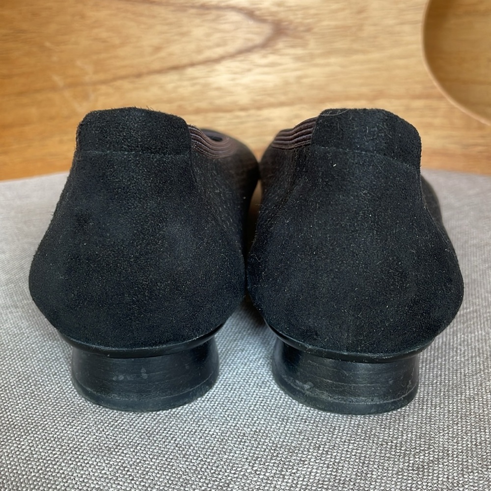 Stuart Weitzman Mesh Perforated Suede Ballet Flats - image 5